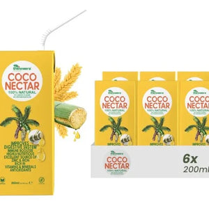 COCO NECTAR (Pack of 6 Value pack - (200mlx6)) - No Added Sugar and No Preservatives